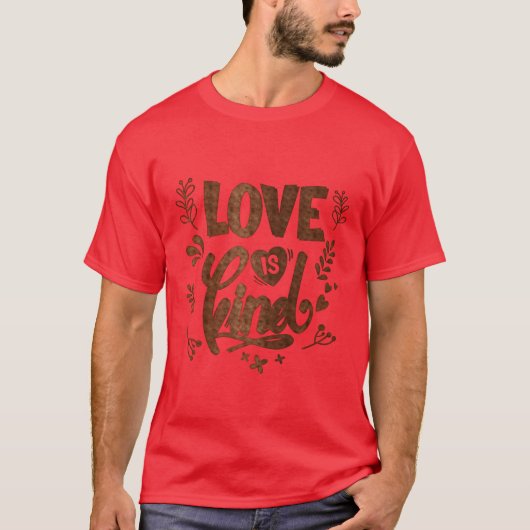 liefde is een aardig meisje t-shirt (Voorkant)