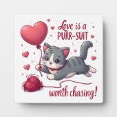 Liefde is een achtervolging waard om Schattigee ka Fotoplaat (Voorkant)