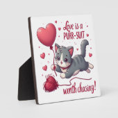 Liefde is een achtervolging waard om Schattigee ka Fotoplaat (Voorkant)