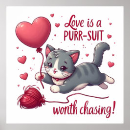 Liefde is een achtervolging waard om Schattigee ka Poster