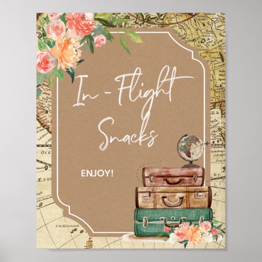 Liefde is een Avontuur Bruidsborrel Poster (Voorkant)