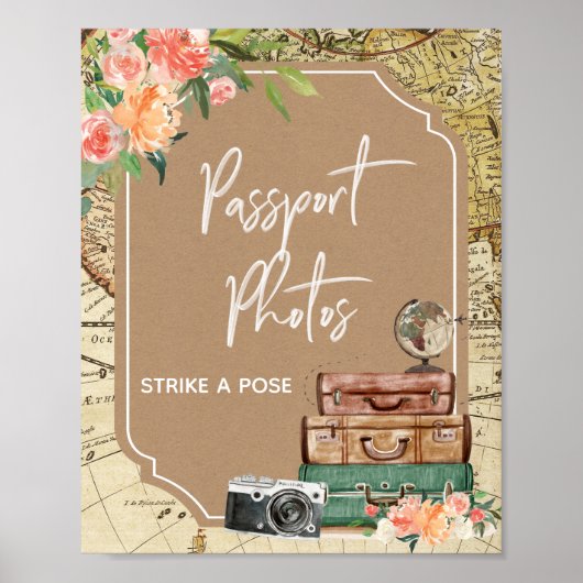 Liefde is een Avontuur Bruidsuitnodiging Poster (Voorkant)