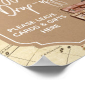 Liefde is een Avontuur Bruiloftsfeest Poster (Hoek)