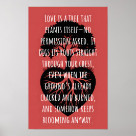 Liefde Is Een Boom Poster