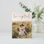 Liefde is een Briefkaart dat de patiënt het huweli (Staand voorkant)