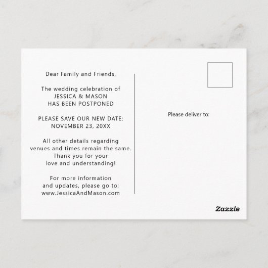 Liefde is een Briefkaart dat de patiënt het huweli (Achterkant)