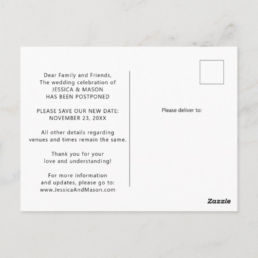 Liefde is een Briefkaart dat de patiënt het huweli (Achterkant)