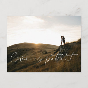 Liefde is een Briefkaart dat de patiënt het huweli