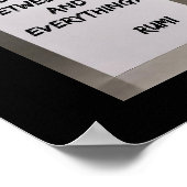 Liefde is een brug poster (Hoek)