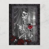 Liefde is een buitenaards gothic Weddenschap Aankondigingskaart (Voorkant)