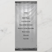 Liefde is een etnisch gothic Wedding Menu (Achterkant)