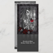 Liefde is een etnisch gothic Wedding Menu (Voorkant / Achterkant)