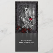 Liefde is een etnisch gothic Wedding Menu (Voorkant)