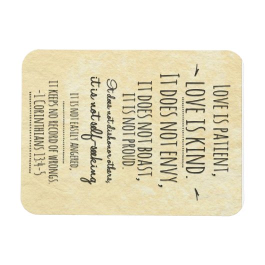 Liefde is een flexibele fotomagneet voor patiënten magneet (Horizontaal)