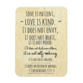 Liefde is een flexibele fotomagneet voor patiënten magneet (Verticaal)