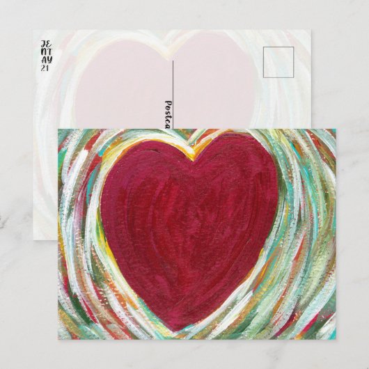 Liefde is een goed Briefkaart (Voorkant / Achterkant)