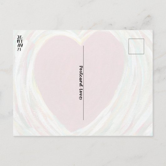 Liefde is een goed Briefkaart (Achterkant)