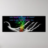 Liefde is een hogere wet poster (Voorkant)