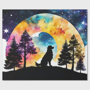 Liefde is een hond die op je wacht cadeaupapier