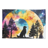 Liefde is een Hond die op je wacht Kussensloop (Achterkant-Links)