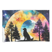 Liefde is een Hond die op je wacht Kussensloop (Voorkant-Rechts)