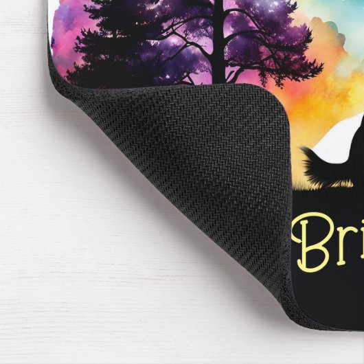 Liefde is een Hond die op je wacht *Personaliseer* Muismat (Hoek)