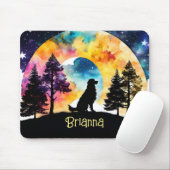 Liefde is een Hond die op je wacht *Personaliseer* Muismat (Met muis)