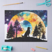 Liefde is een Hond die op je wacht Tissuepapier (Craft)