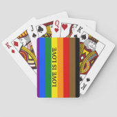 Liefde is een klassieke speelkaart pokerkaarten (Achterkant)