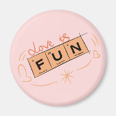 Liefde is een leuke magneet (Voorkant)