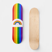 Liefde is een liefdesregenboogskateboard persoonlijk skateboard (Voorkant)
