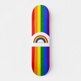 Liefde is een liefdesregenboogskateboard persoonlijk skateboard