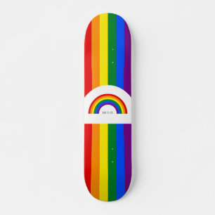 Liefde is een liefdesregenboogskateboard persoonlijk skateboard