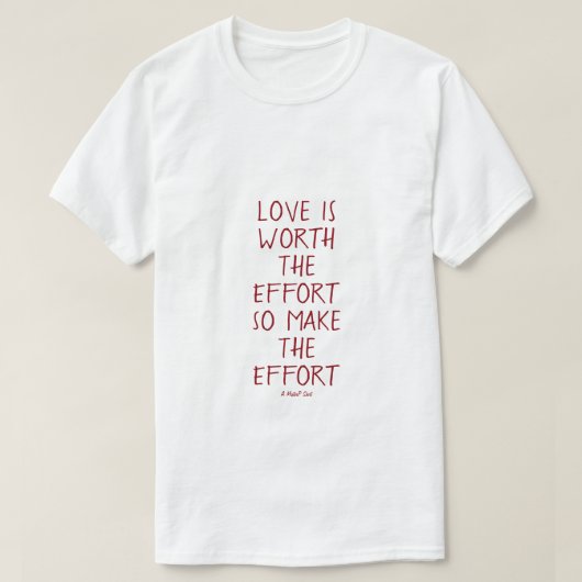 Liefde is - een MisterP Shirt (Design voorkant)