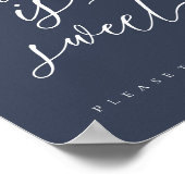 Liefde is een mooie, eenvoudige marine poster (Hoek)