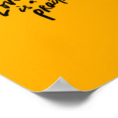 "Liefde is een oefening" Poster (Hoek)