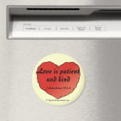 Liefde is een patiënt- en liefdeswinkel magneet (Insitu (Vaatwasser))