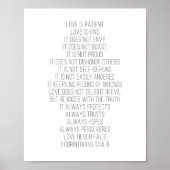 Liefde is een patiënt, liefde is een soort... 1 co poster (Voorkant)