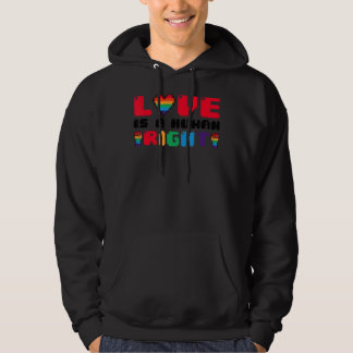 Liefde is een pride voor de mensenrechten in de we hoodie