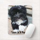 "Liefde is een puppy" mousepad van Zoltan Buday Muismat (Met muis)