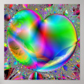 Liefde is een regenboog poster (Voorkant)