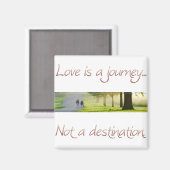 Liefde is een reis magneet (Voorkant / Achterkant)