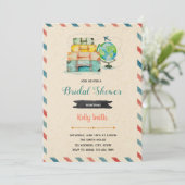 Liefde is een reis uitnodiging voor feestje (Staand voorkant)