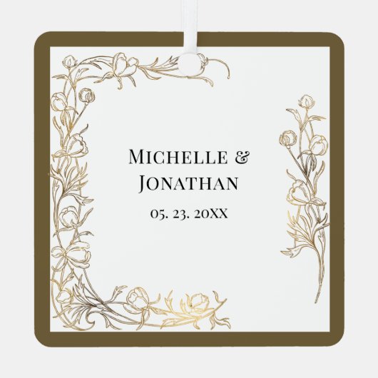 Liefde is een soort bijbelse kerstmis metalen ornament (Achterkant)