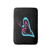 Liefde is een spoor van harten badmat (Voorkant Verticaal)