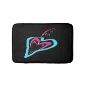 Liefde is een spoor van harten badmat (Voorkant)