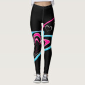 Liefde is een spoor van harten leggings (Voorkant)