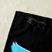 Liefde is een spoor van harten strandlaken (In situ)