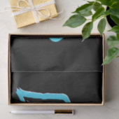 Liefde is een spoor van harten tissuepapier (Geschenk)