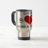 liefde is een technologie voor artsen reisbeker (Voorkant links)